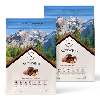 Plant Protein Superfood Dark Chocolate Hazelnut (500Grm)