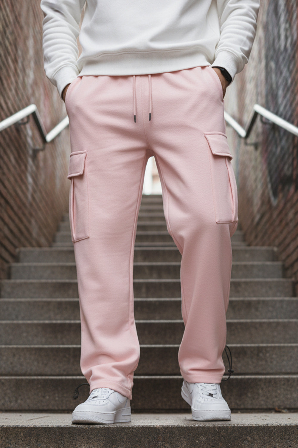 Relaxed Fit Cargo Joggers