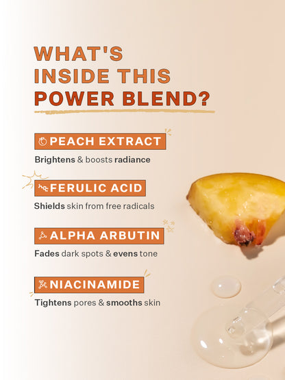 Peachy Boost Age Reversal + Hydrating Face Serum with Ferulic Acid