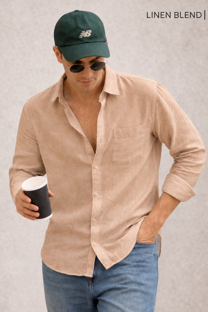 Signature Linen Cotton Blend Shirt