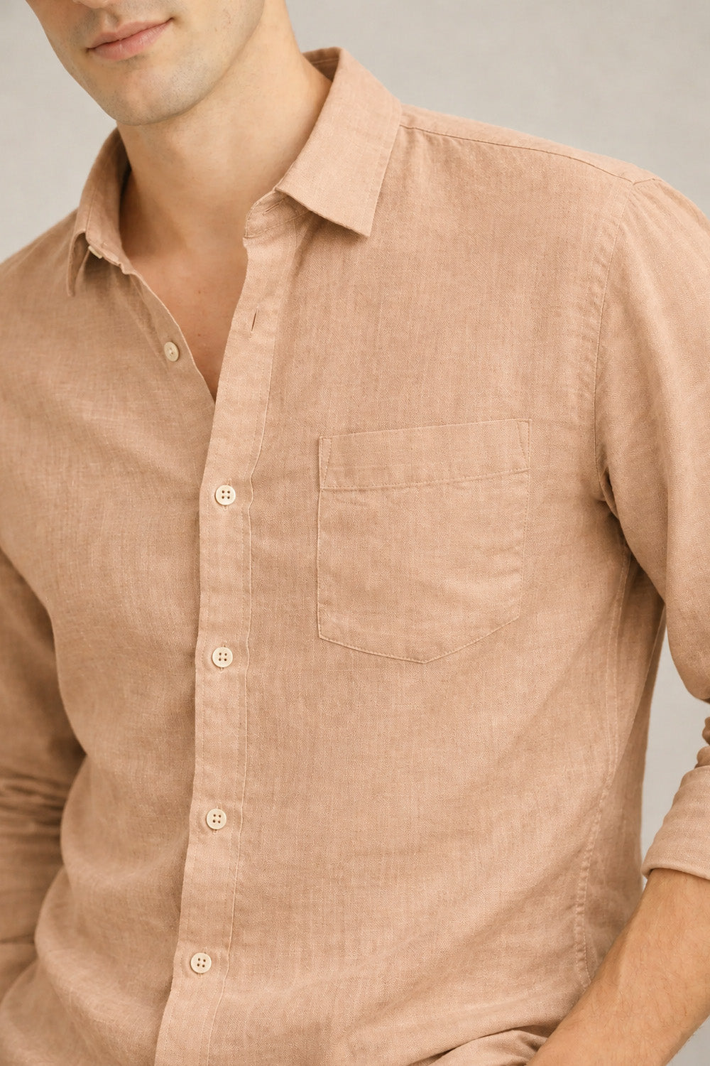 Signature Linen Cotton Blend Shirt