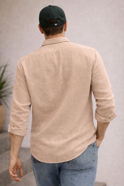 Signature Linen Cotton Blend Shirt