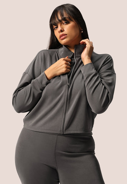 PetalRib™ Crop Jacket | BlissClub at Broadway