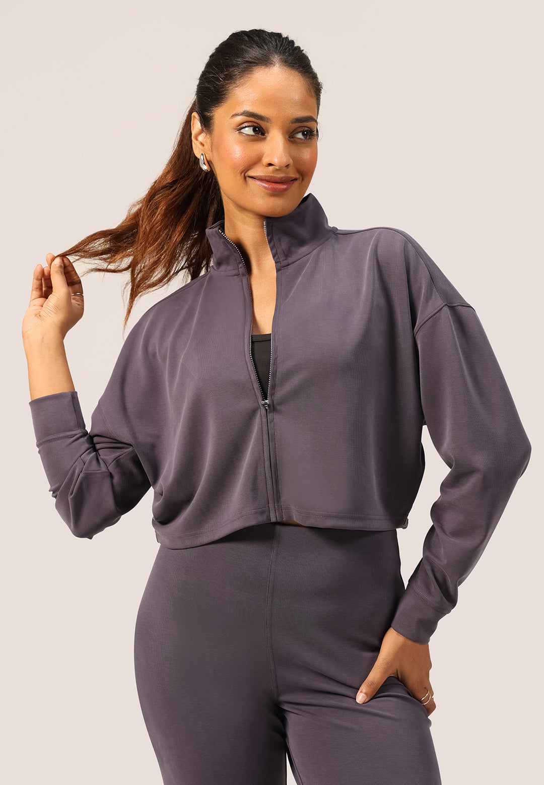 PetalRib™ Crop Jacket | BlissClub at Broadway