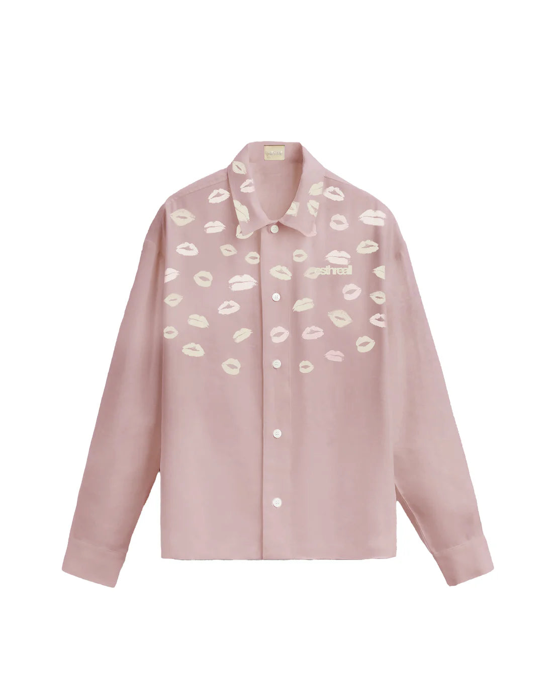Kissed pink Oversize Shirt | Esthreall at Broadway