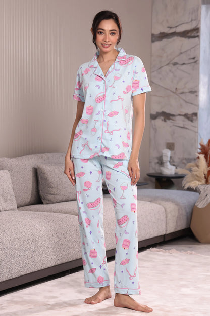 Pink Whisper Pyjama Set