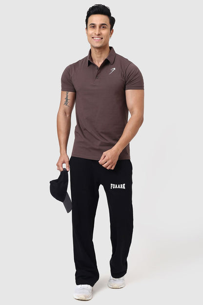 Polo T-shirt Brown