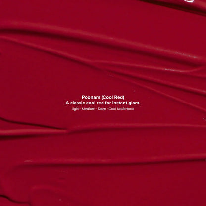Poonam (Cool Red) - Satin Soft Lip Crème