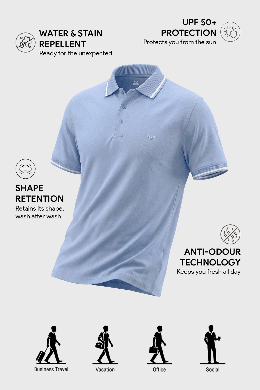 Travel Polo T-Shirt