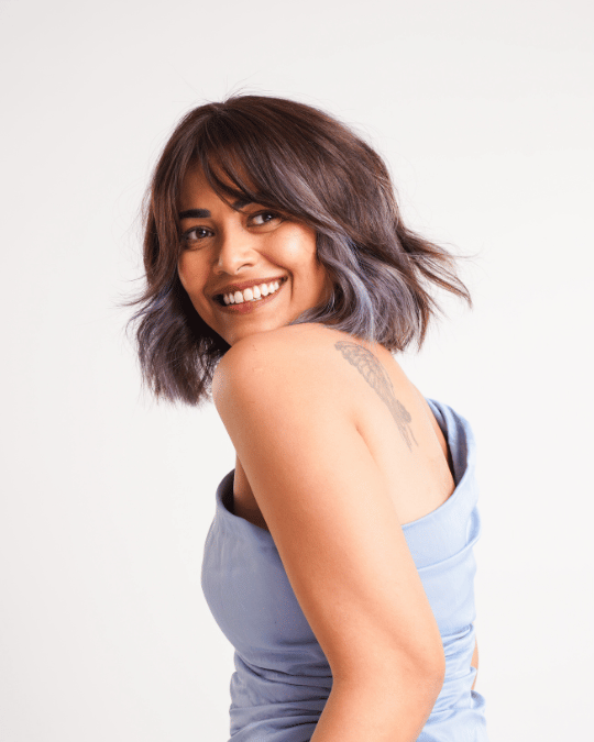 Priyanka's Bangs | Nish Hair at Broadway