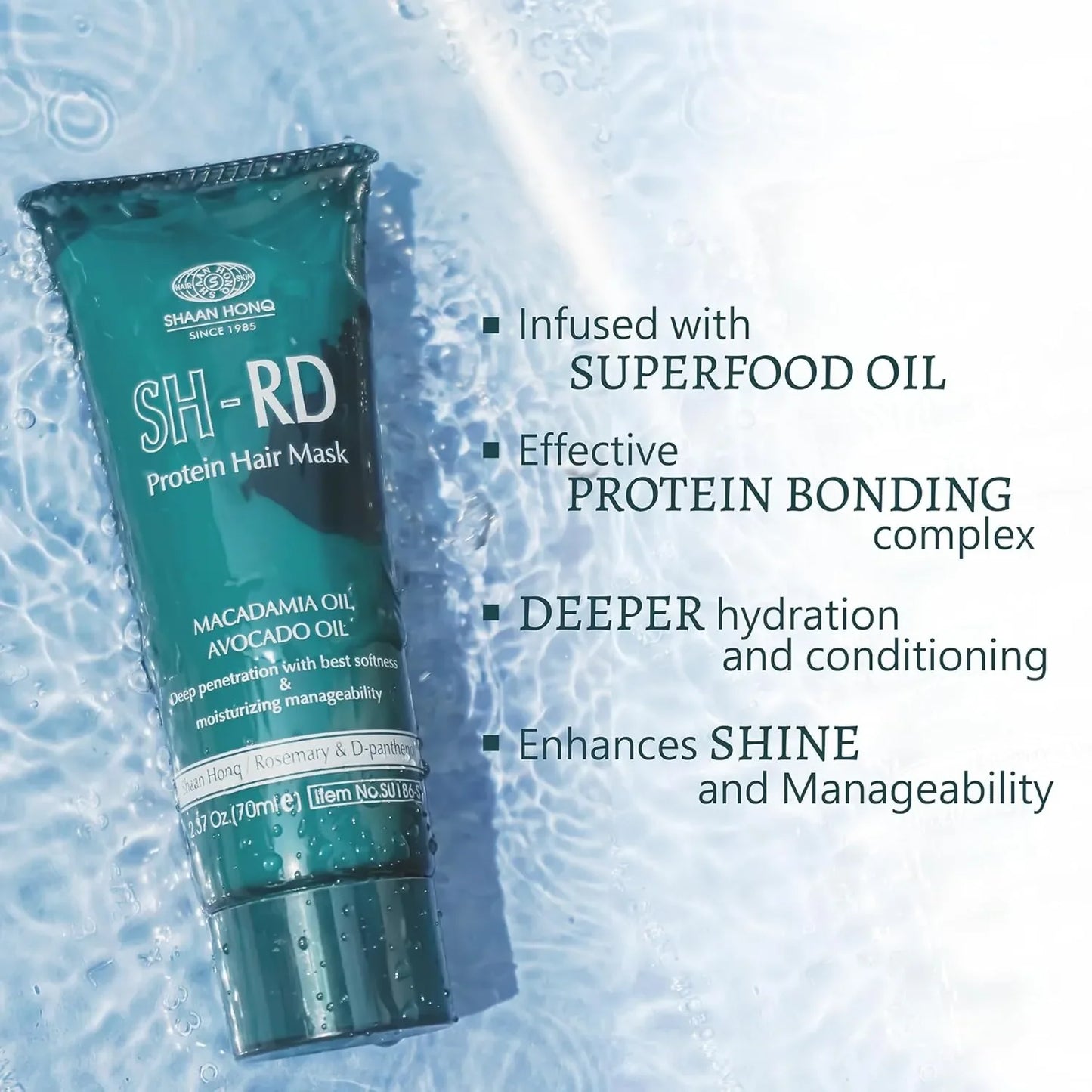 SH-RD Hair Protein Mask | Sulfate-Free & Silicone-Free | Intensive Repair Mask for Damaged Hair