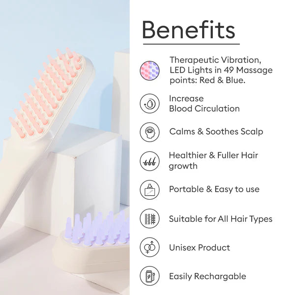 Protouch LED Hair Growth Therapy Comb | Vibrating Scalp Massage Comb | Protouch at Broadway