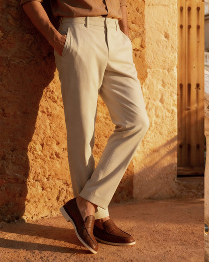 The 4 Way Stretch Pant Champagne