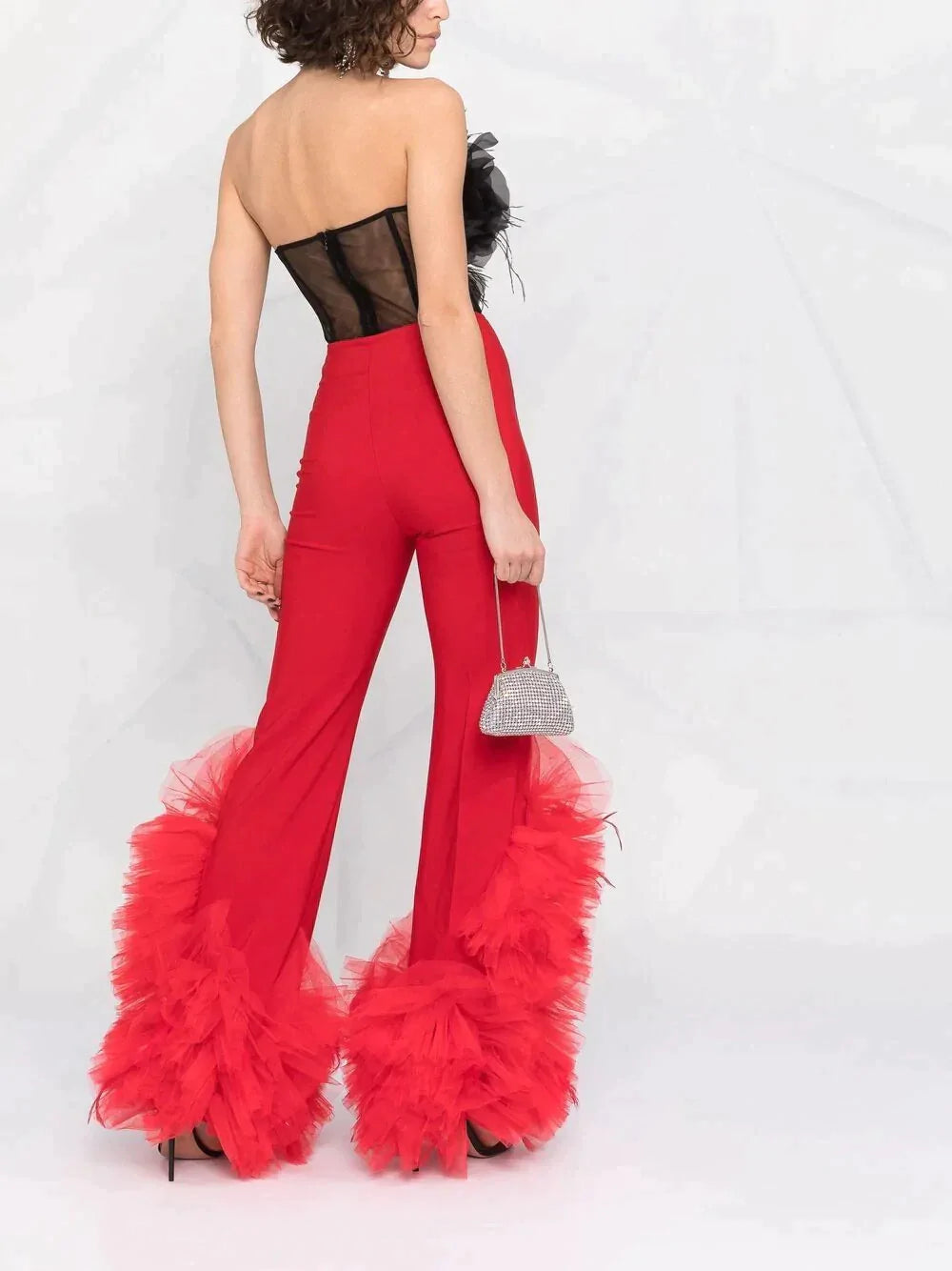 RED TULLE PANTS | De Novoo at Broadway