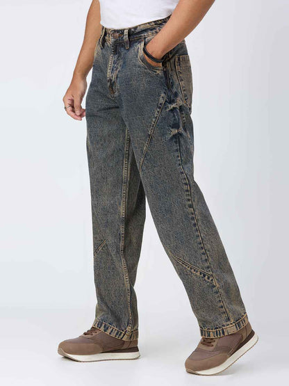 Rustic Tint Wash Men's Baggy Fit Jeans