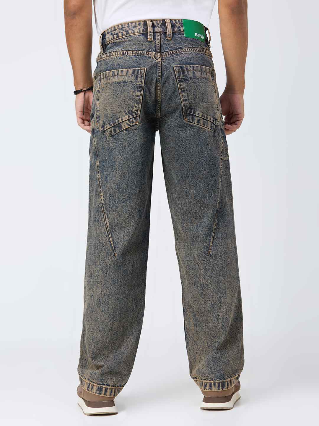 Rustic Tint Wash Men's Baggy Fit Jeans