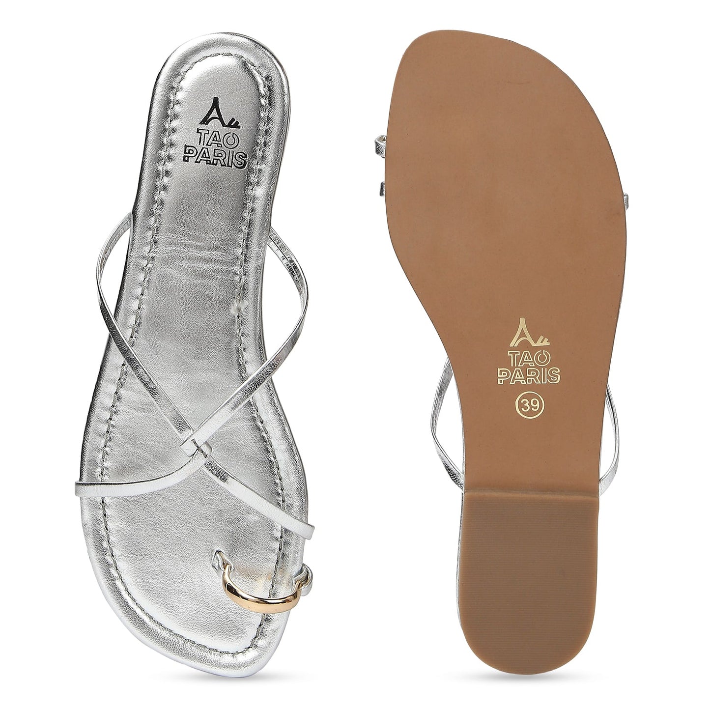 Tao Paris Rihana Silver Flats