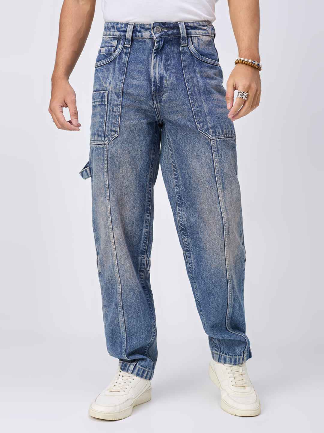 Vintage Blue Heritage Workwear Jeans