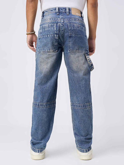 Vintage Blue Heritage Workwear Jeans