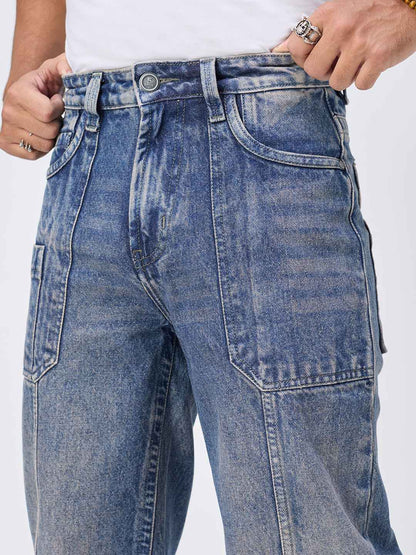 Vintage Blue Heritage Workwear Jeans
