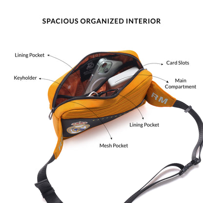 CARRIALL | REAL MADRID -RM Signature Sling Bag Orange