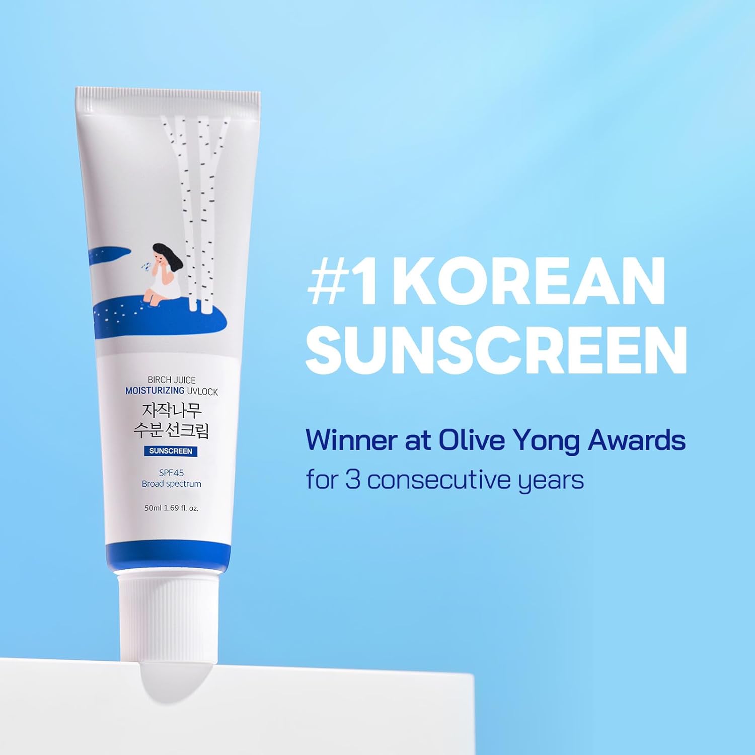 BIRCH JUICE MOISTURIZING SUNSCREEN 50ml | ROUND LAB at Broadway
