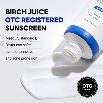BIRCH JUICE MOISTURIZING SUNSCREEN 50ml | ROUND LAB at Broadway
