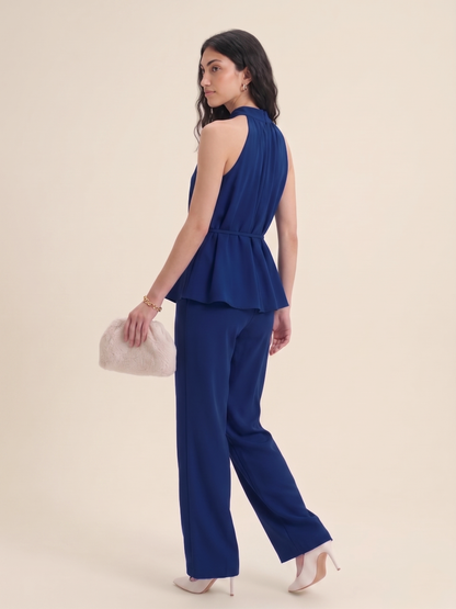 The Halter Co-ord - Royal Blue