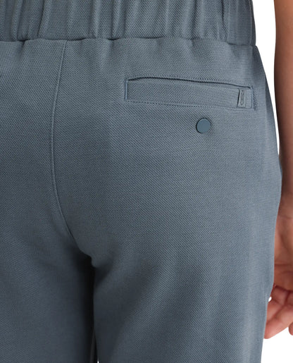Rare Ones Kids Aura Dusky Blue Cotton Fabric Button And Zipper Closure Straight Fit Trouser