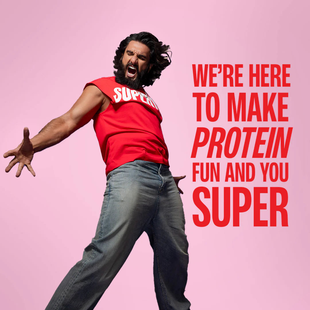 SuperYou Strawberry Protein Wafer Bars (Pack of 10)