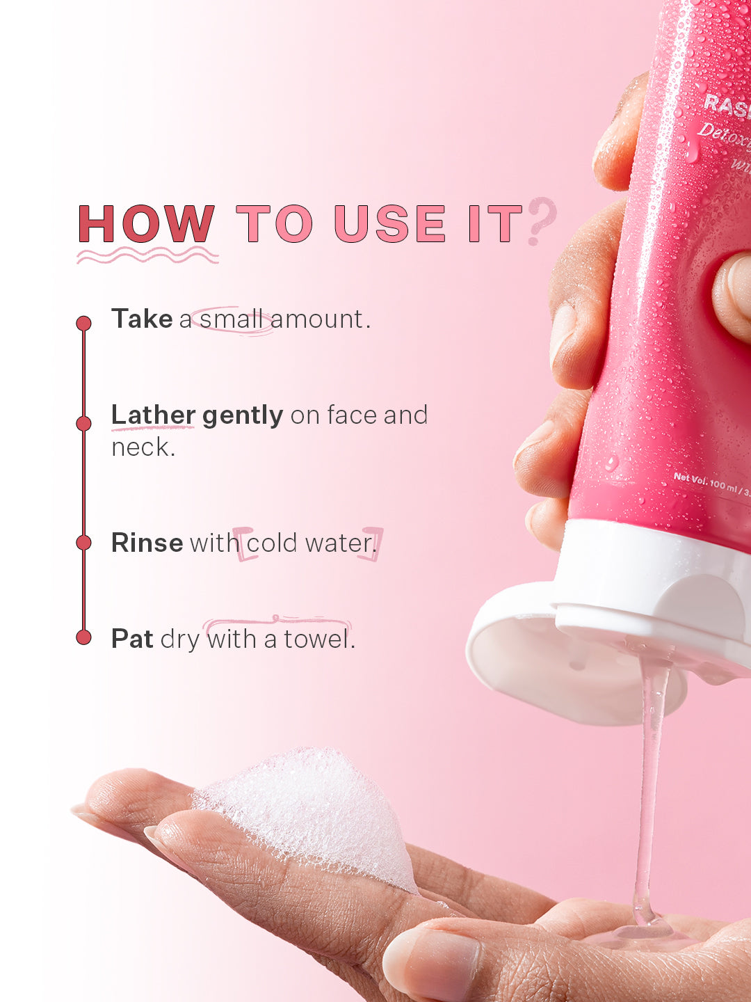 Raspberry Fresh Detoxifying Face Wash with Liquorice