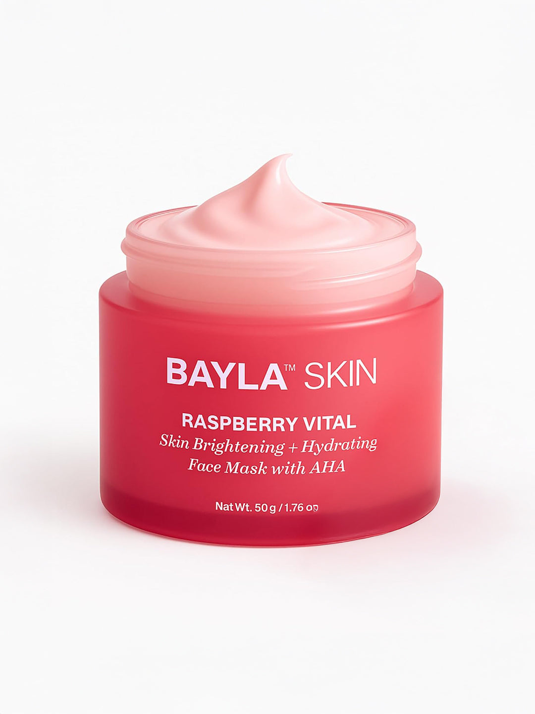 Raspberry Vital Skin Brightening + Hydrating Face Mask with AHA | Bayla Skin at Broadway