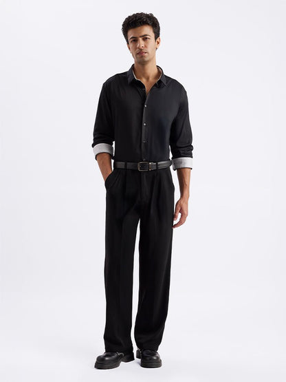 Rhythm Cotton Satin Shirt - Stretch Fit | Kingdom Of White at Broadway