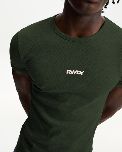 RWDY GANSTER MUSCLE TEE | DEEP FOREST