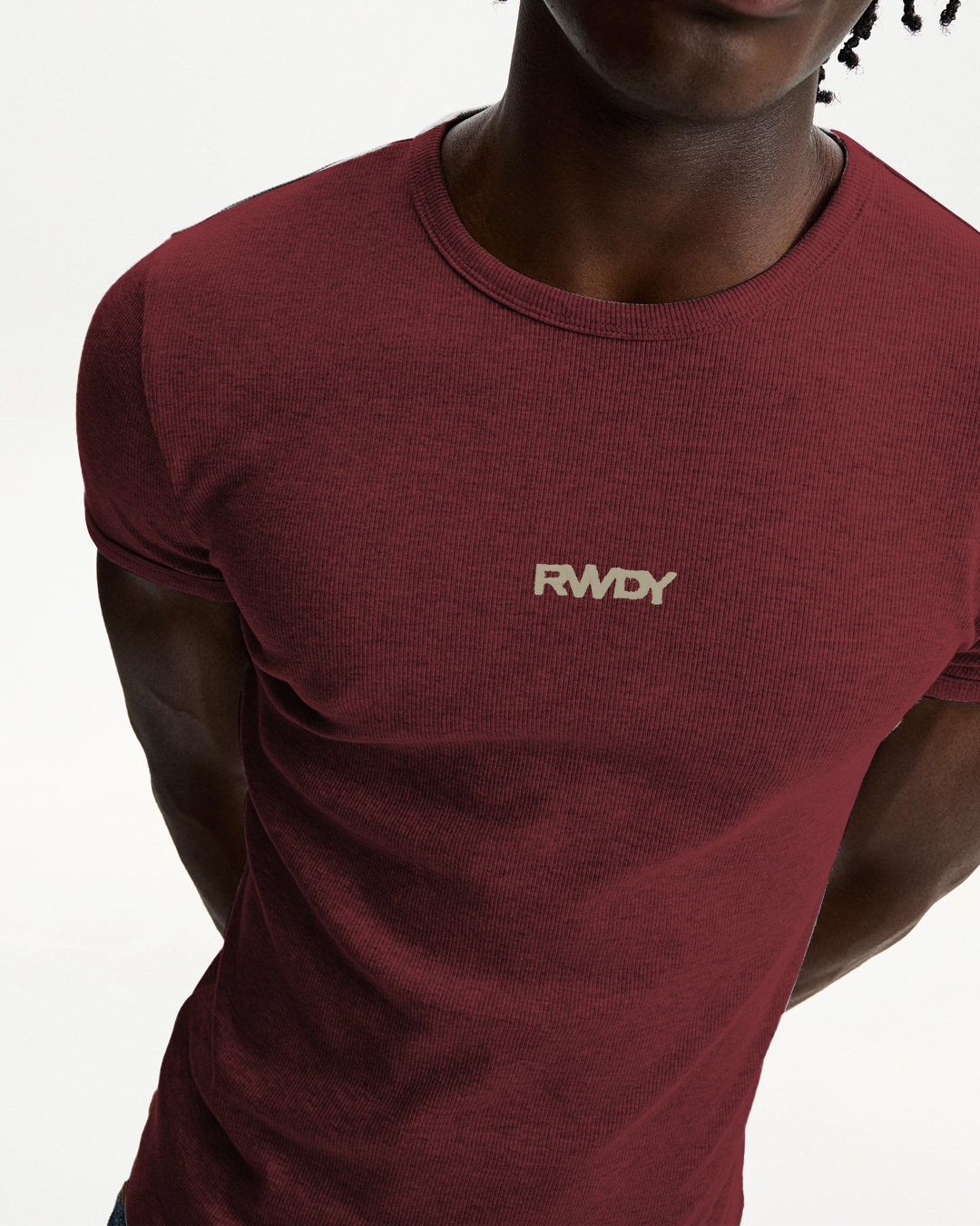 RWDY GANSTER MUSCLE TEE | CRIMSON HEAT | RWDY at Broadway
