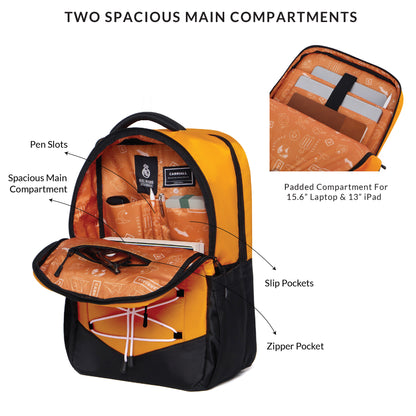 CARRIALL | REAL MADRID -Roar Backpack (Orange)