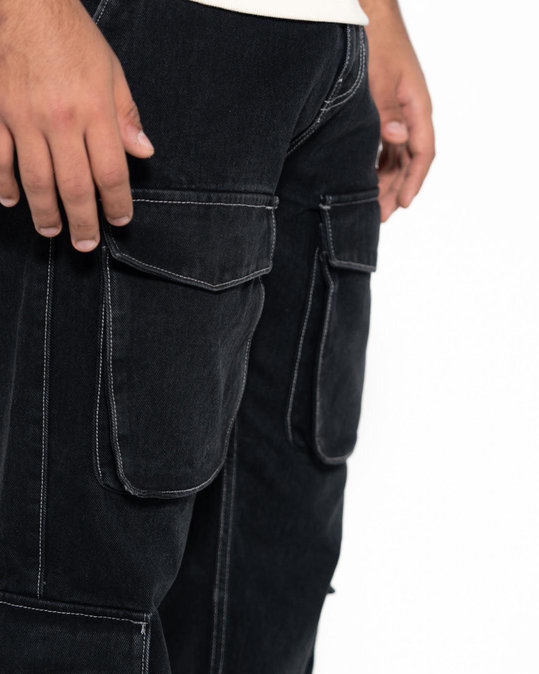 Black Denim Cargo01_Black