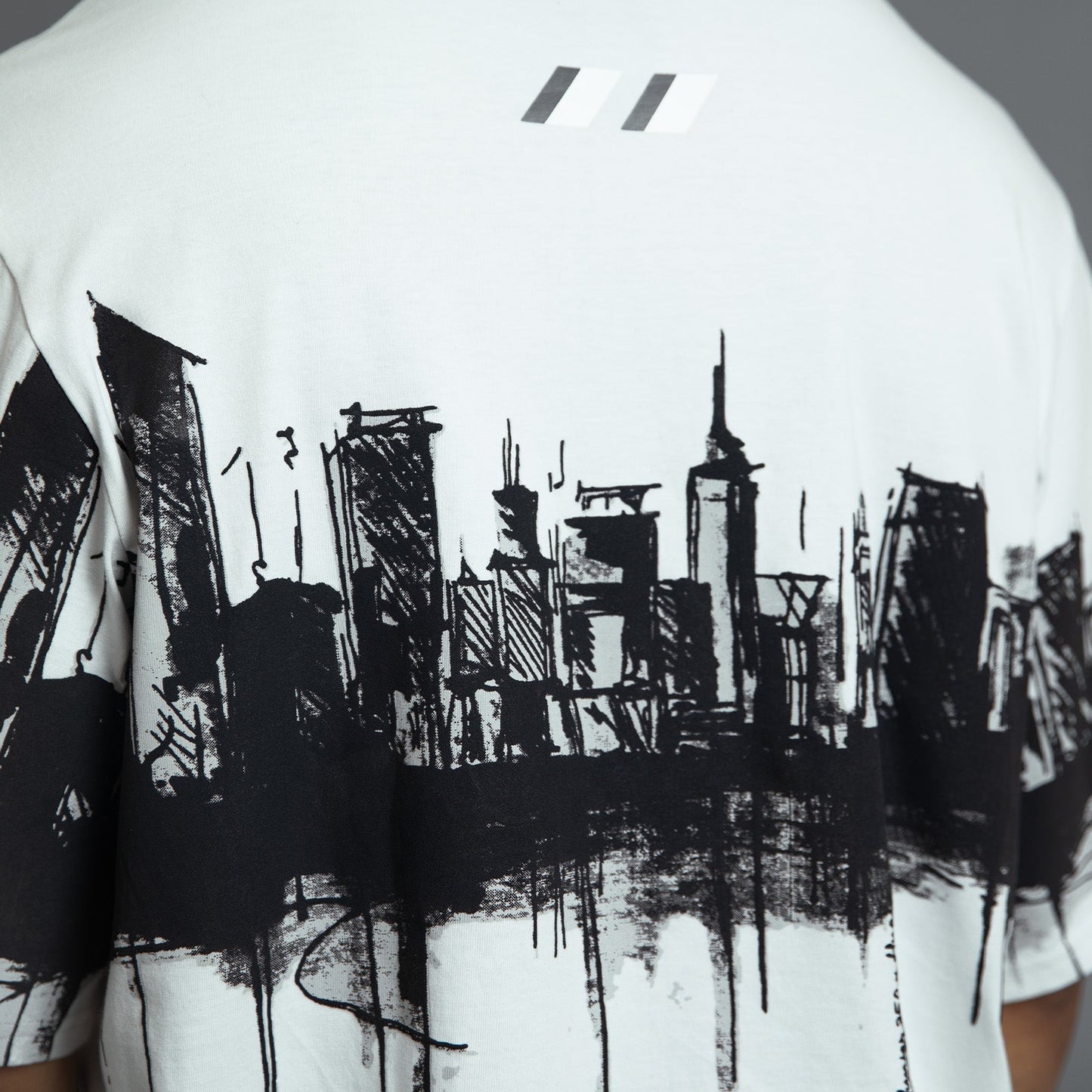 Royal Enfield Hunter 350 x HUEMN T-shirt (White) | Huemn at Broadway