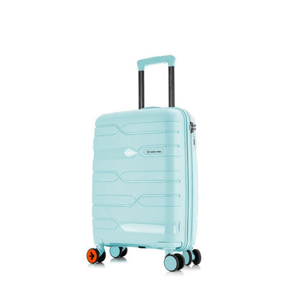 Nasher Miles Paris Hard-Sided Polypropylene Cabin Luggage 20 inch | 55cm | 8 Wheels Small Trolley Bag for Travel | Suitcase (Pastel Green)