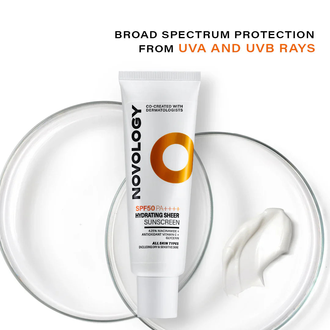SPF 50 PA++++ Hydrating Sheer Sunscreen, 50g