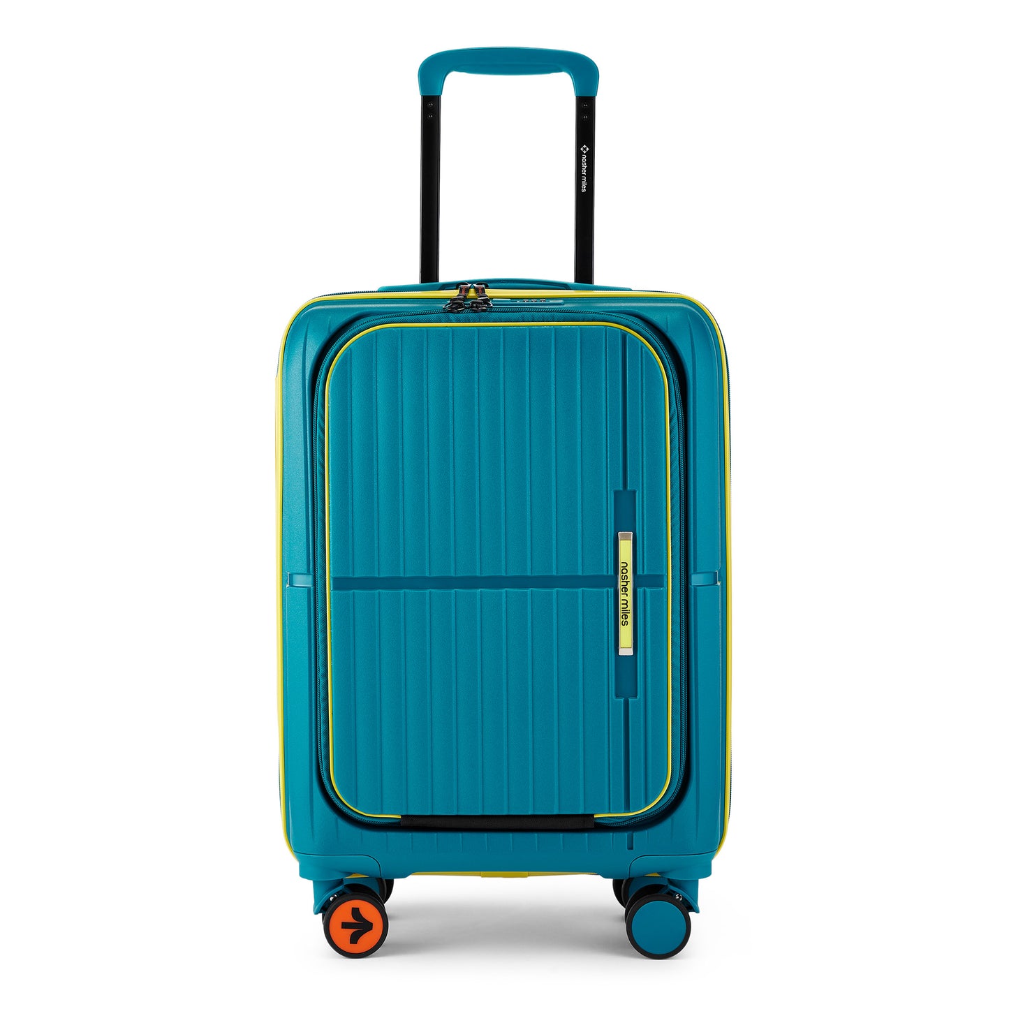 Nasher Miles Plus Springfield Hard-Sided Polypropylene Cabin Luggage with Laptop Compartment Navy Blue 20 inch |55 Trolley Bag