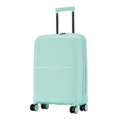 Nasher Miles Hawaii TSA Lock and Anti-Theft Hard-Sided Polypropylene Cabin Luggage Pastel Green 20 inch |55 Trolley Bag | Suitcase