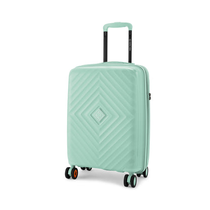 Nasher Miles Antwerp Hard-Sided Polypropylene Cabin Luggage 20 inch | 55cm TSA Lock 8 Wheels & Expander Small Trolley Bag for Travel | Suitcase (Pastel Green)