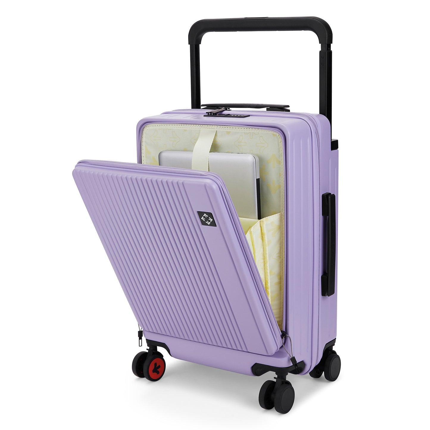 Nasher Miles Silicon Valley Hard-Sided Polycarbonate Cabin Luggage Purple 20 inch |55 Trolley Bag