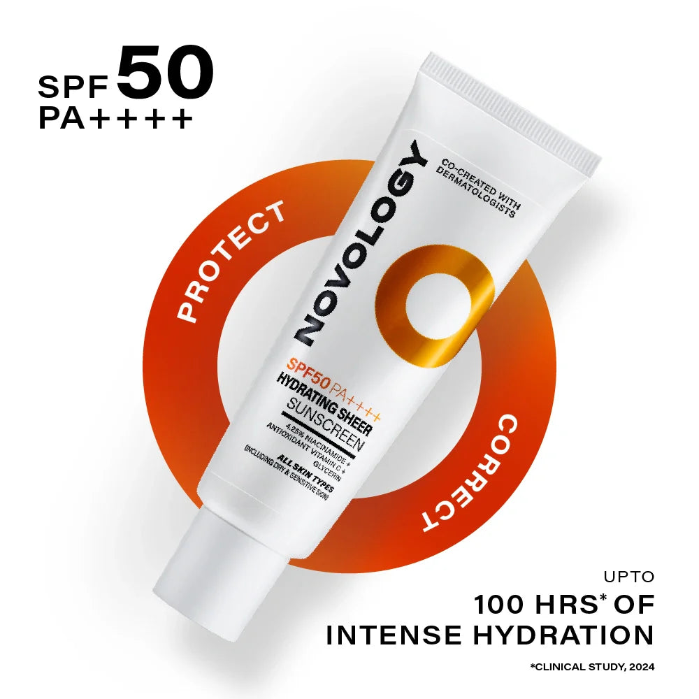 SPF 50 PA++++ Hydrating Sheer Sunscreen, 50g