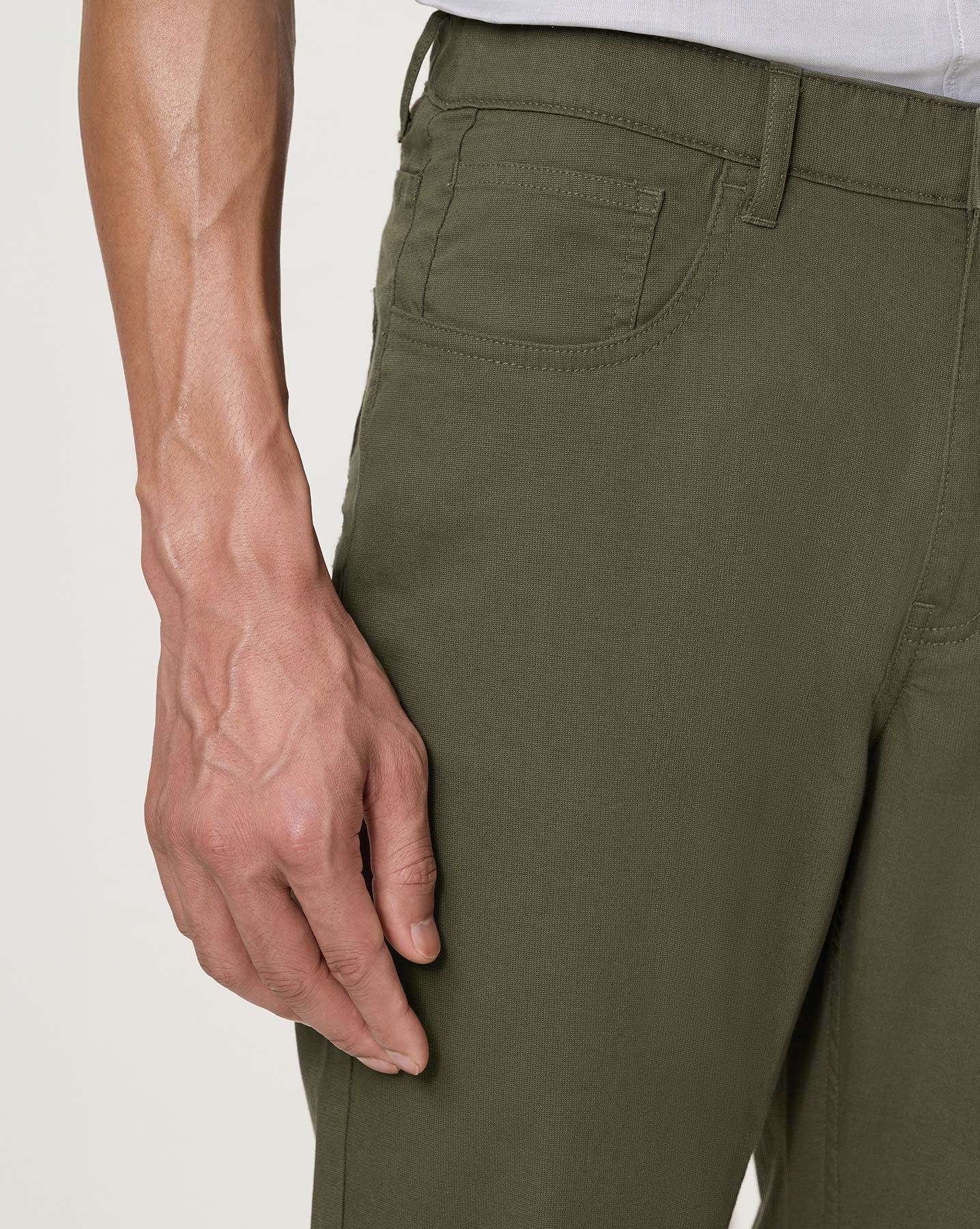 The 5 Pocket Dobby Pant Thyme