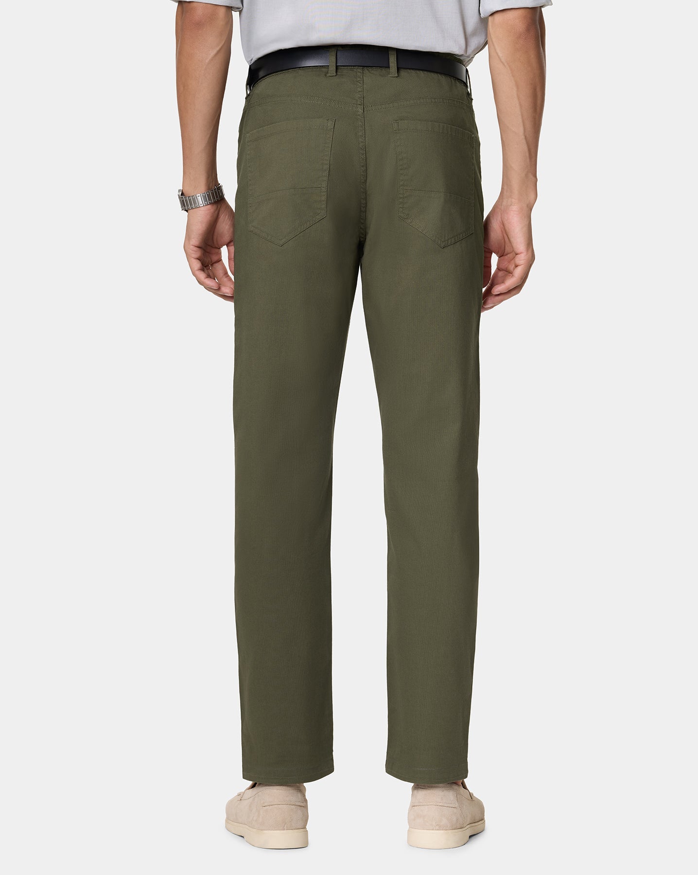 The 5 Pocket Dobby Pant Thyme