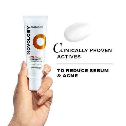SPF50 PA++++ Ultra Light Gel Sunscreen, 50g