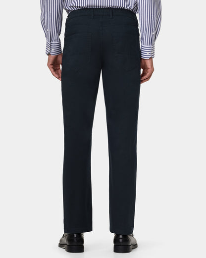 The 5 Pocket Dobby Pant Navy
