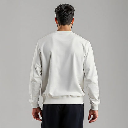 Men's French Terry Embossed Sweatshirt - Dawn Blue